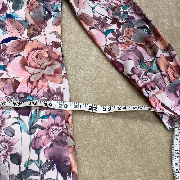 346 Brooks Brothers Pink Floral Long Sleeve Dress see photos as description EUC - Picture 12 of 17